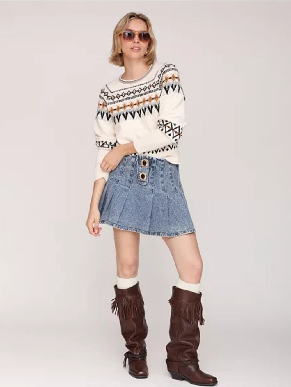 Avec Les Filles NWTs Balloon Sleeve Sweater - Picture 8 of 9
